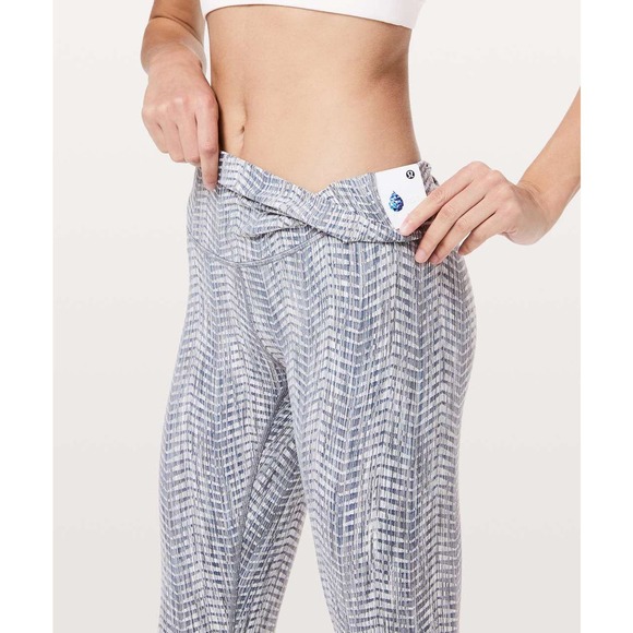 Lululemon Luon Wunder Under Hi-Rise 7/8 25" Arrow Jacquard Battleship Leggings 4 - Picture 11 of 11